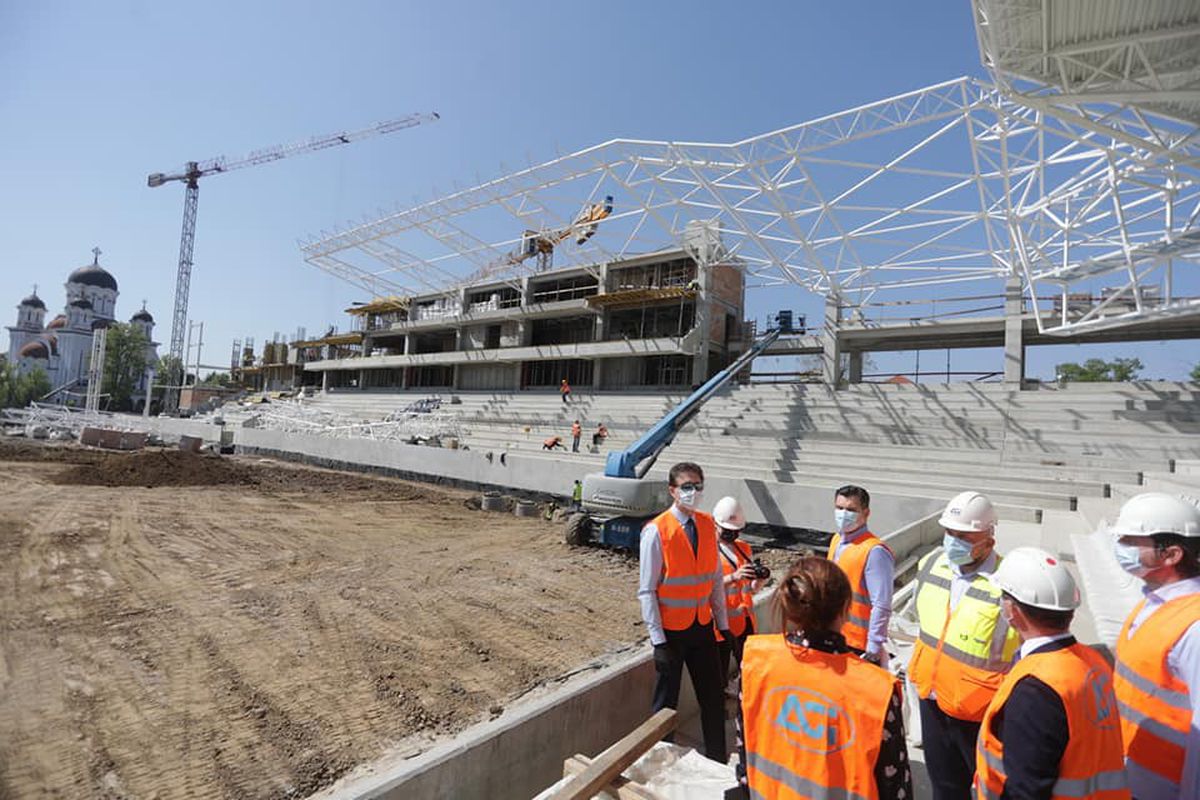 FOTO Lucrările la Stadionul Ghencea avansează rapid. Imagini de azi: „Sunteți entuziasmați?!”
