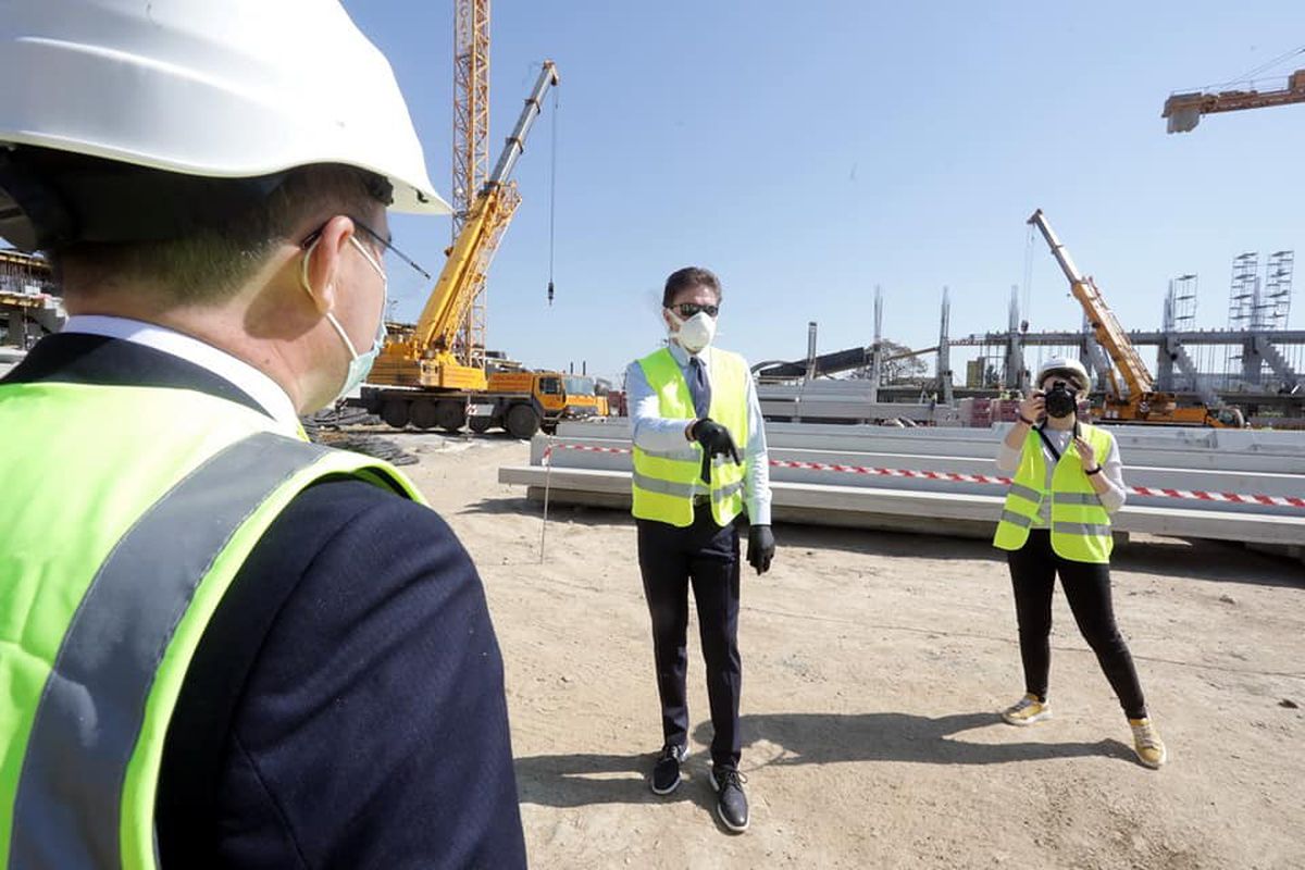 FOTO Lucrările la Stadionul Ghencea avansează rapid. Imagini de azi: „Sunteți entuziasmați?!”