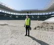 Gică Popescu pe stadionul Ghencae // FOTO: facebook.com/gicapopescuoficial/