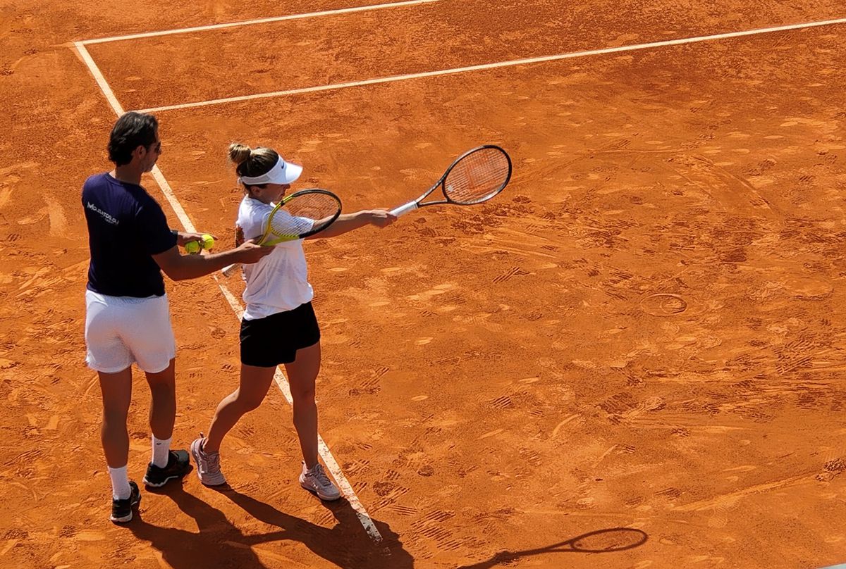 FOTO Antrenamentul Simonei Halep la WTA Madrid, înainte de meciul cu Paula Badosa