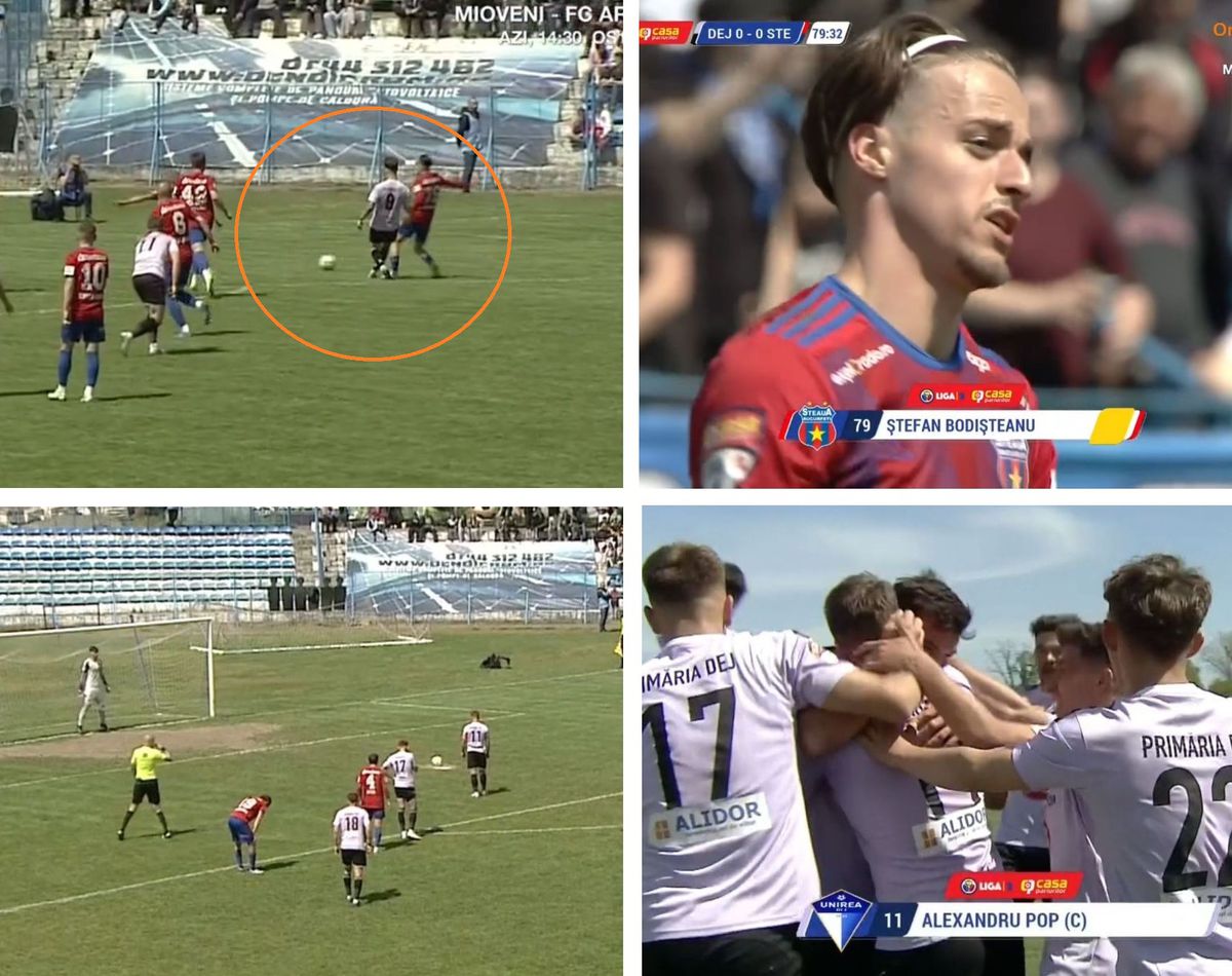 FOTO Unirea Dej - CSA Steaua în play-off Liga 2 29.04.2023