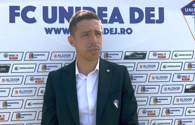 Dragoș Militaru despre săptămâna de foc a Unirii Dej: „Nu s-a jucat absolut nimic. Dinamo și Buzău joacă între ele, apoi cu noi”
