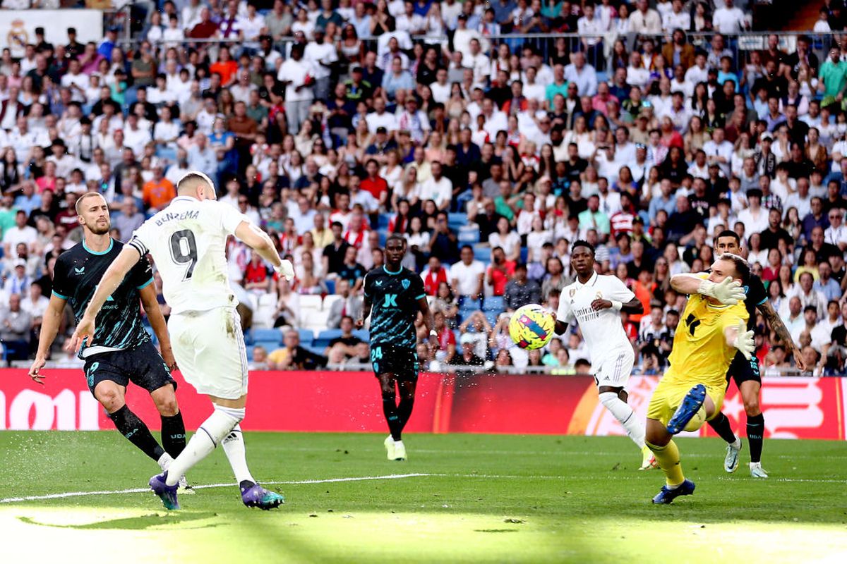 6 goluri în Real Madrid - Almeria » Hattrick Benzema