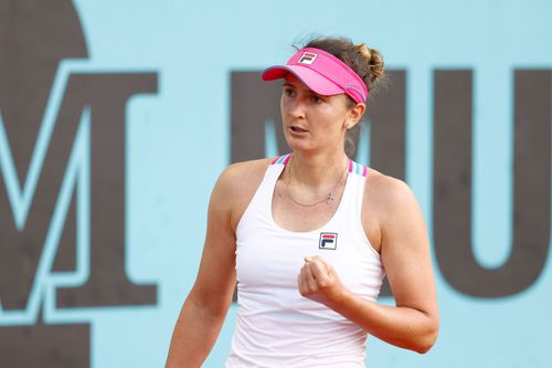 Irina Begu sărbătorind victoria Foto Imago