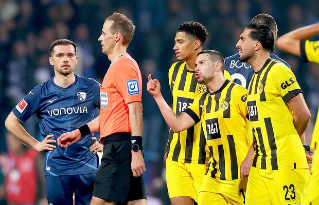 „Se cutremurau pereții” » Liderii Borussiei Dortmund au dat buzna la vestiare peste arbitrul cu Bochum