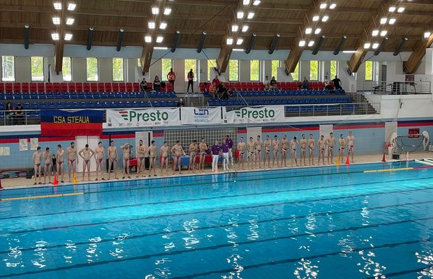 CSA Steaua și CSM Oradea la un pas de finală în campionatul național de polo