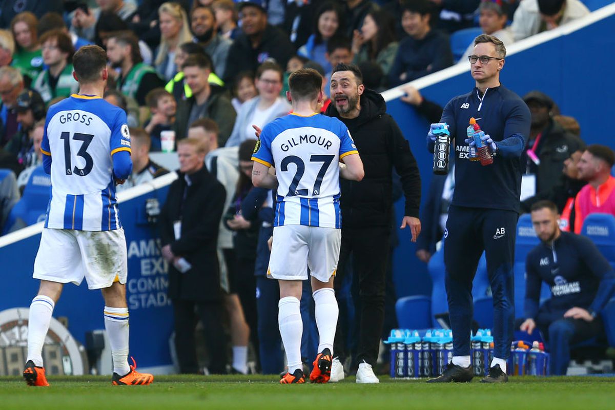 De Zerbi, show în Premier League » Brighton i-a năucit pe „lupi”: victorie la 6 goluri
