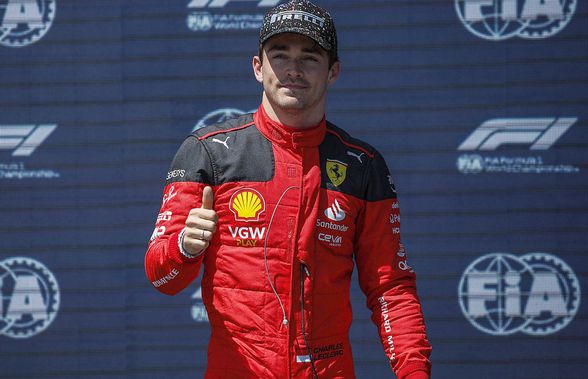 Charles Leclerc, din nou cel mai rapid în Baku! Pleacă primul în cursa de sprint