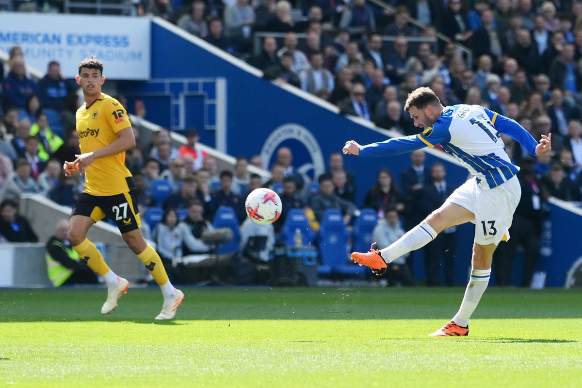De Zerbi, show în Premier League » Brighton i-a năucit pe „lupi”: victorie la 6 goluri