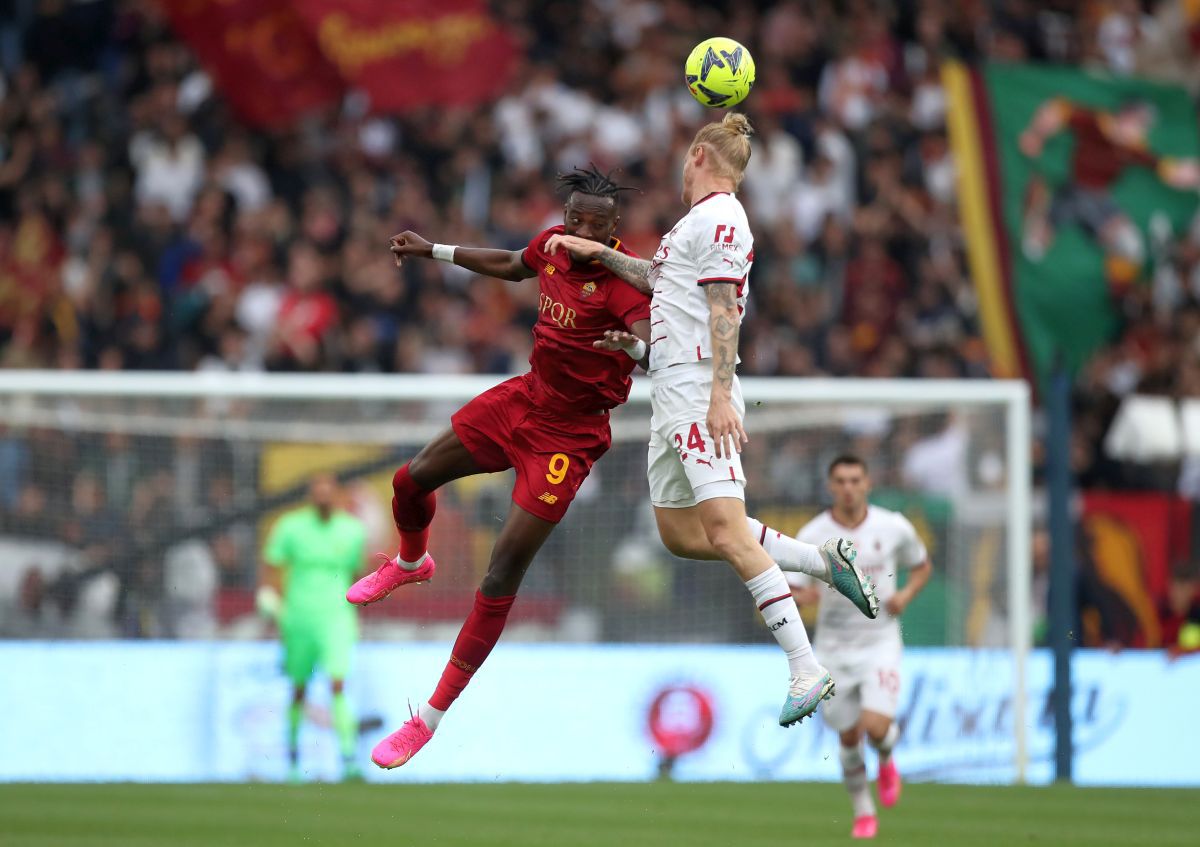 AS Roma - AC Milan  - imagini spectaculoase din ciocnirea de pe Olimpico