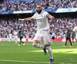 Real Madrid a învins-o lejer pe Almeria în etapa #32 din La Liga, scor 4-2. Karim Benzema, 35 de ani, a reușit un hattrick.