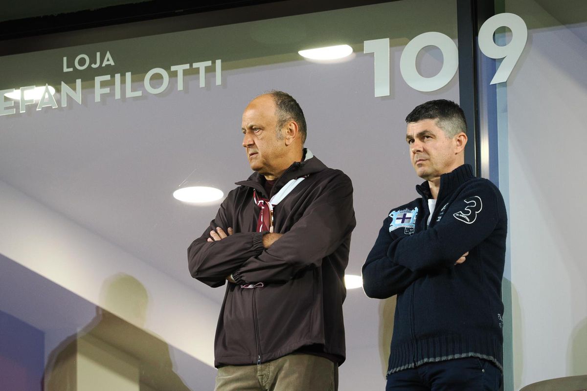 Dan Șucu, Victor Angelescu și Daniel Niculae, înainte de Rapid - Craiova