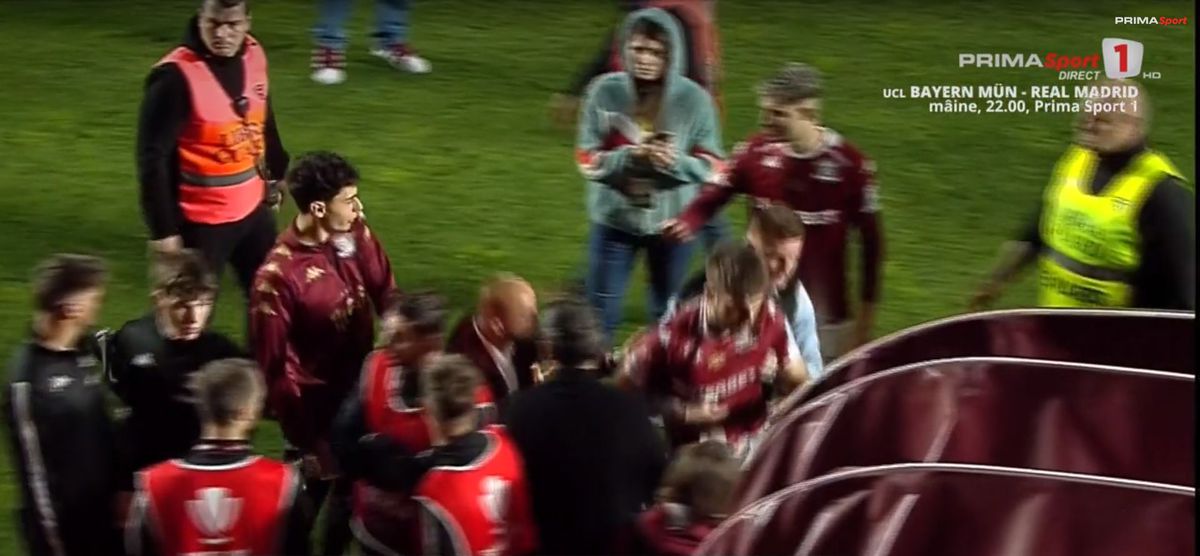 Paul Iacob a sărit la bătaie cu un suporter de la Rapid după eșecul cu Craiova