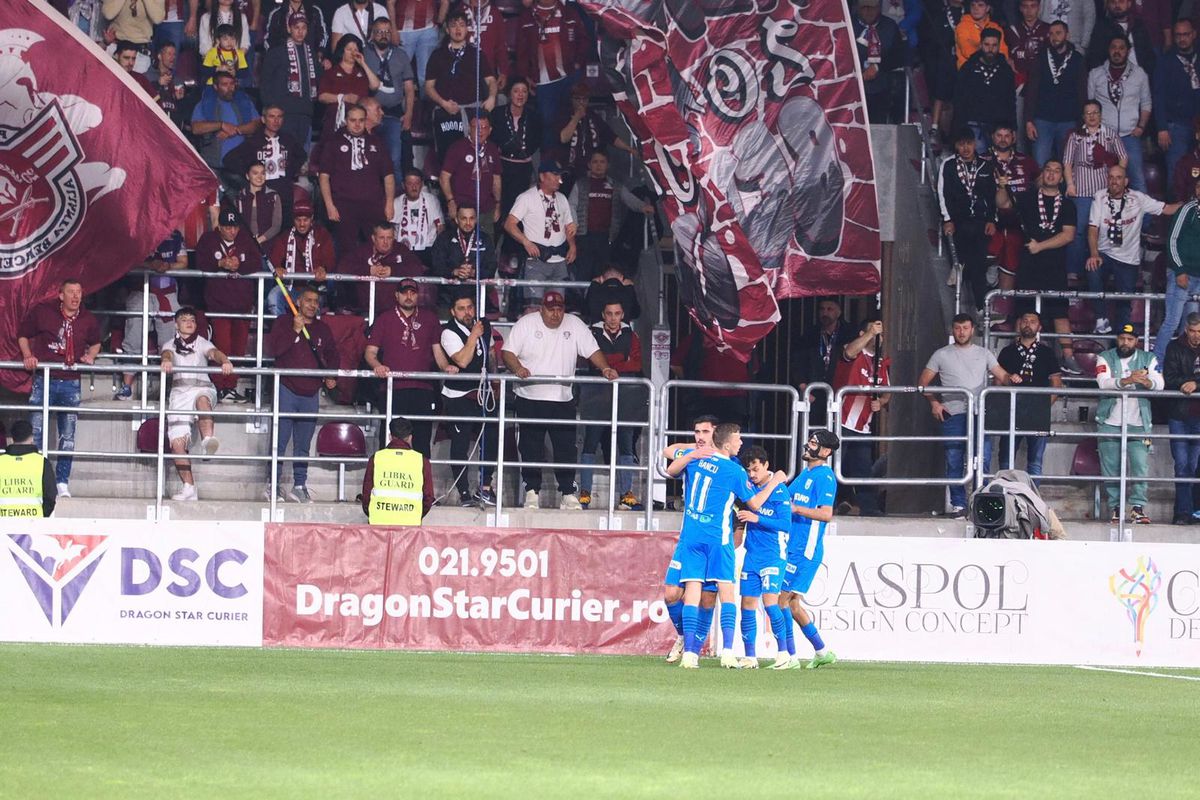 Rapid, ADIO Europa! Eșec cu Craiova pe Giulești la ultima fază » Cum arată clasamentul ACUM din play-off
