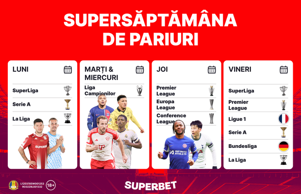 Începe o Supersăptămână de pariuri