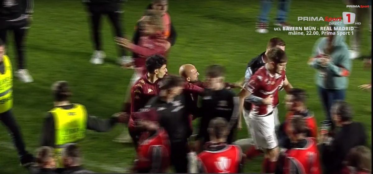 Paul Iacob a sărit la bătaie cu un suporter de la Rapid după eșecul cu Craiova