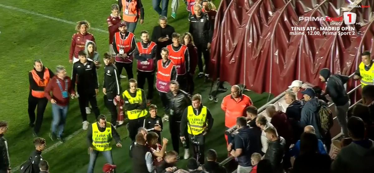 Paul Iacob a sărit la bătaie cu un suporter de la Rapid după eșecul cu Craiova
