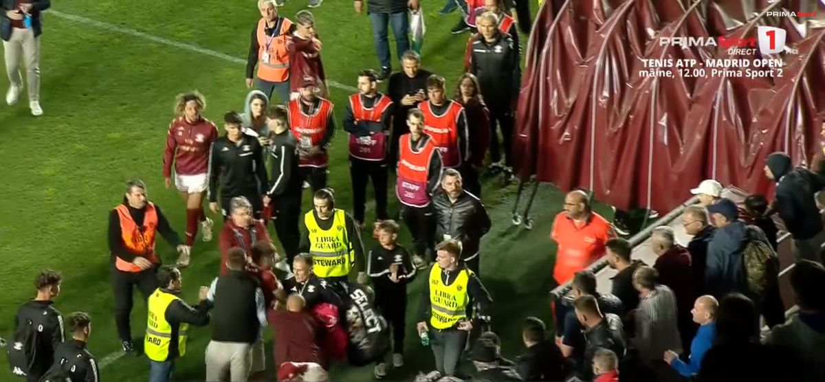Paul Iacob a sărit la bătaie cu un suporter de la Rapid după eșecul cu Craiova