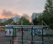 Incendiu în apropierea stadionului Giulești, înainte de Rapid - Craiova