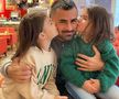 Valentin Crețu și cele două fetițe / Sursă foto: instagram.com/valentincretu89/,