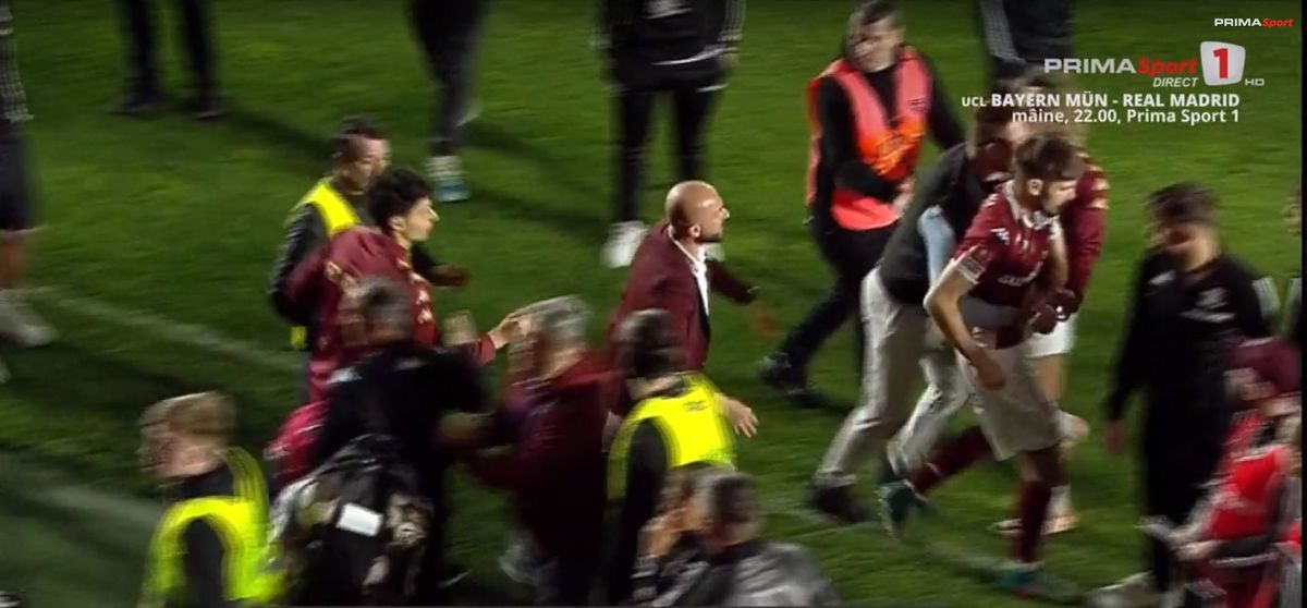 Paul Iacob a sărit la bătaie cu un suporter de la Rapid după eșecul cu Craiova