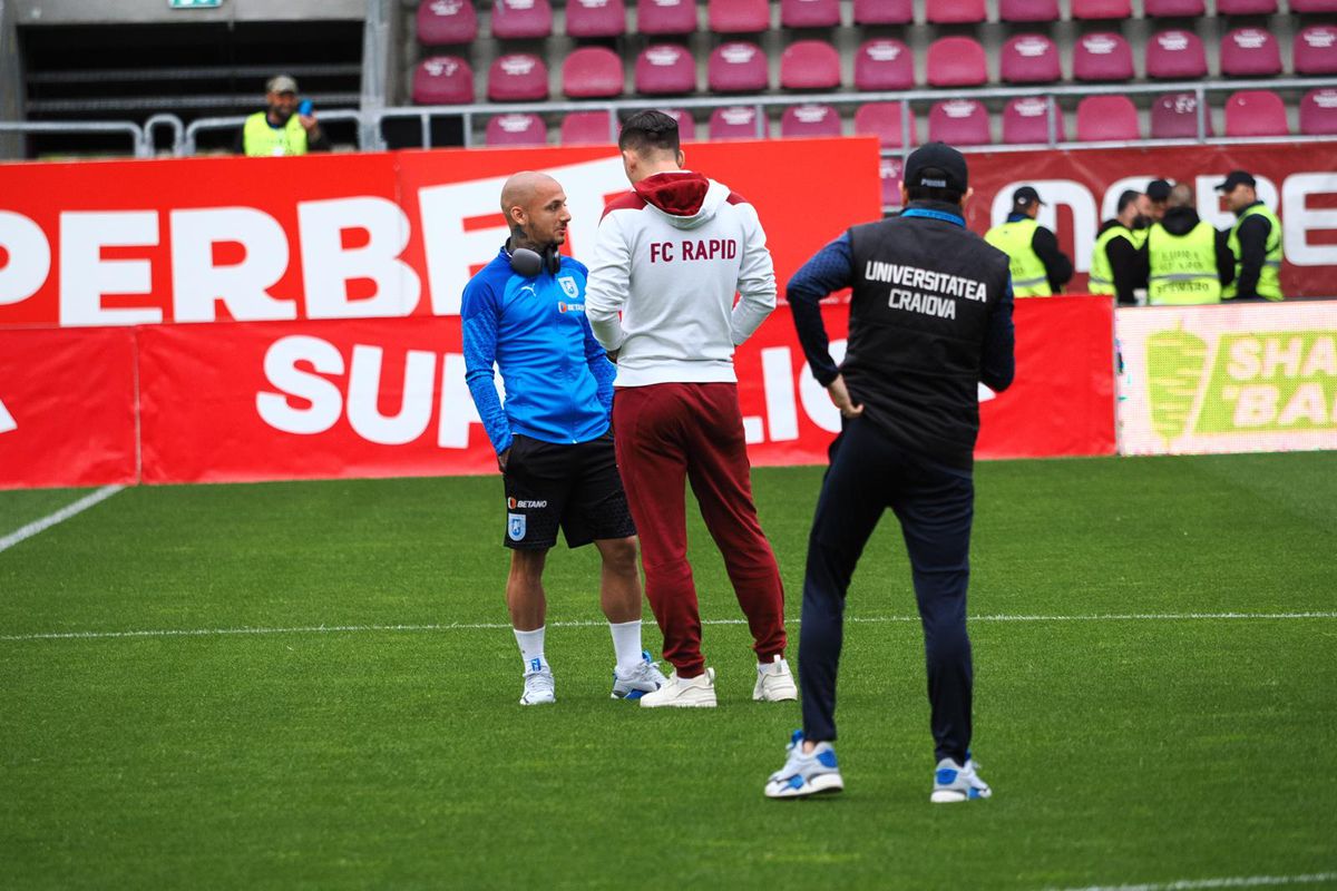 Rapid - Universitatea Craiova, poze înainte de meci