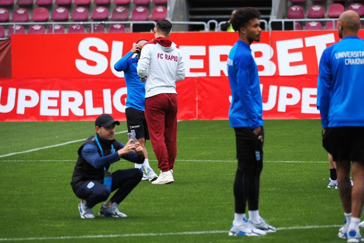 Rapid - Universitatea Craiova, poze înainte de meci