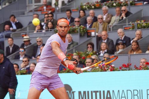 Rafael Nadal în acțiune la Madrid 2024 Foto: Imago