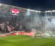Suporterii rapidiști au aruncat cu torțe înaintea meciului cu Craiova
