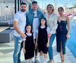 Valentin Crețu și familia, alături de Florinel Coman și partenera sa / Sursă foto: instagram.com/valentincretu89/,