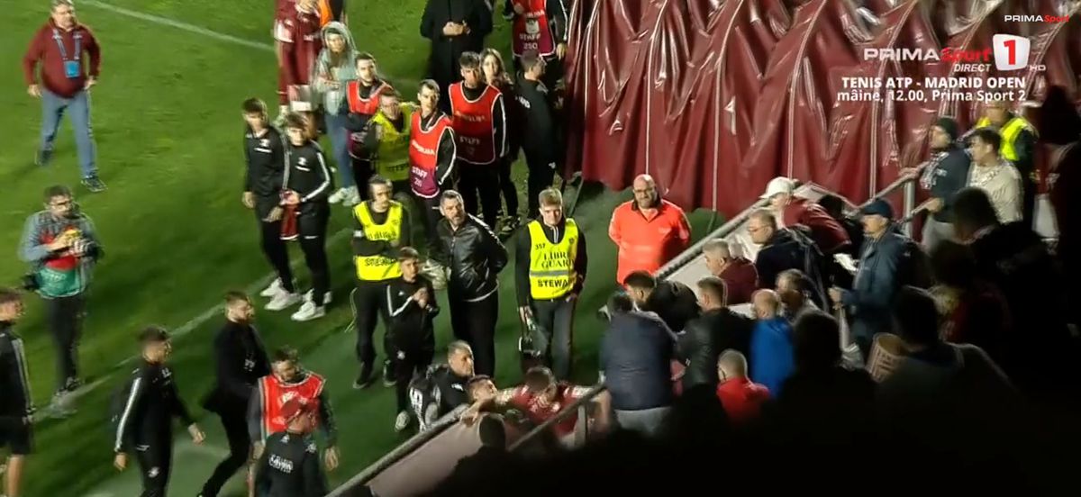 Paul Iacob a sărit la bătaie cu un suporter de la Rapid după eșecul cu Craiova