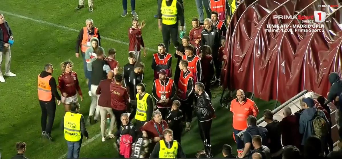 Paul Iacob a sărit la bătaie cu un suporter de la Rapid după eșecul cu Craiova