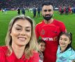 Valentin Crețu, soția și copiii, după meciul în care FCSB a devenit campioană /  Sursă foto: instagram.com/valentincretu89/, instagram.com/madalinamariacretu/