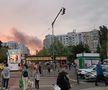 Incendiu în apropierea stadionului Giulești, înainte de Rapid - Craiova