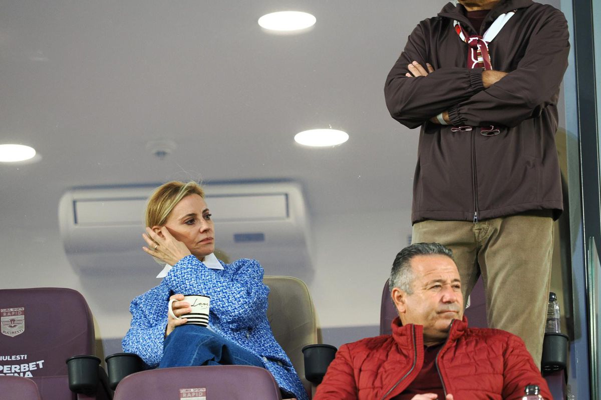 Dan Șucu, Victor Angelescu și Daniel Niculae, înainte de Rapid - Craiova