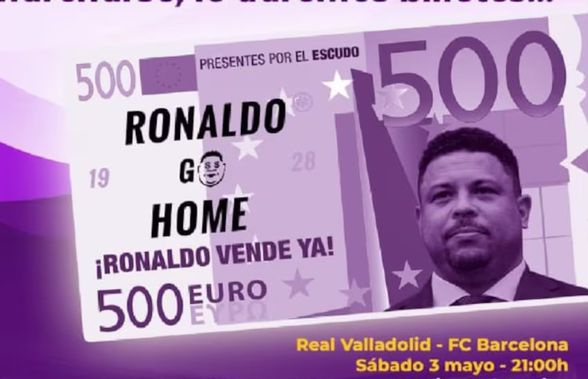 Protest de masă împotriva lui Ronaldo! » Ce surpriză i-au pregătit suporterii pentru meciul de sâmbătă seară