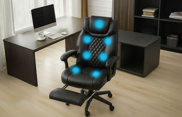 Birou fără stres: Scaune cu masaj și design ergonomic sportiv