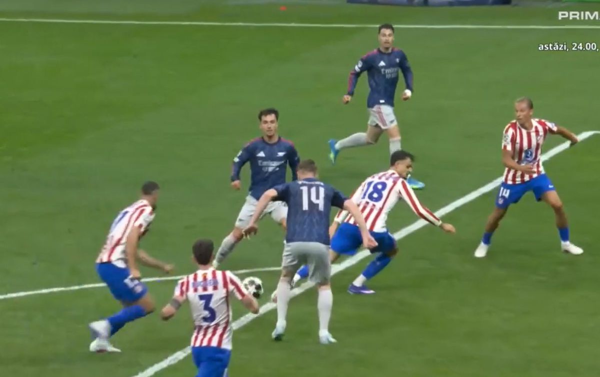 Penalty controversat în Atletico - Arsenal » Verdictul specialistului