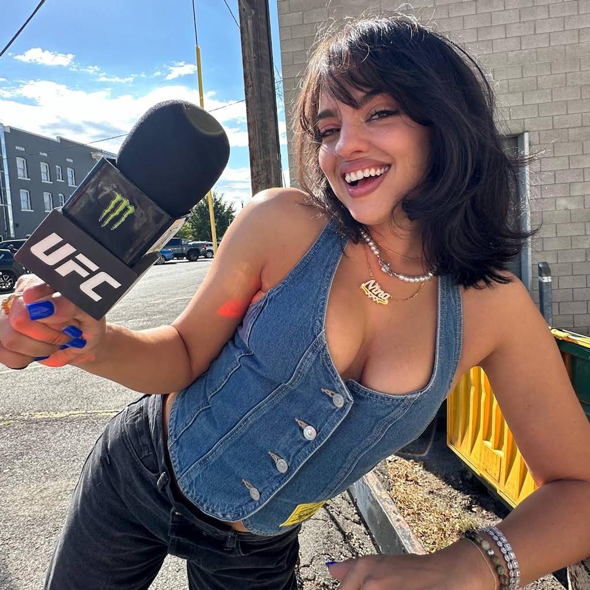 „Ce naiba faci aici?!” / „E marketing, șefu'” » Nina e motivul „exploziei” pe care UFC o are în mediul online