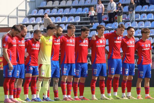 Fotbaliștii Stelei // FOTO: Facebook @Steaua București