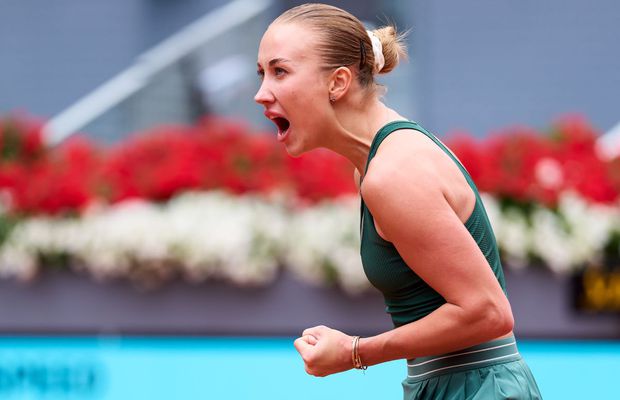Prima lucky loser din istoria turneului de la Madrid calificată în semifinale: „Îi mulțumesc iubitului meu, a venit la timp și m-a salvat”