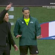 Penalty controversat în Atletico - Arsenal // FOTO: captură Prima Sport