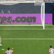 Penalty controversat în Atletico - Arsenal // FOTO: captură Prima Sport