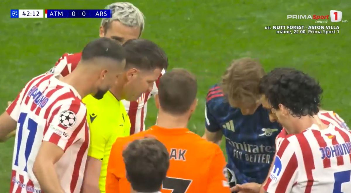 Penalty controversat în Atletico - Arsenal