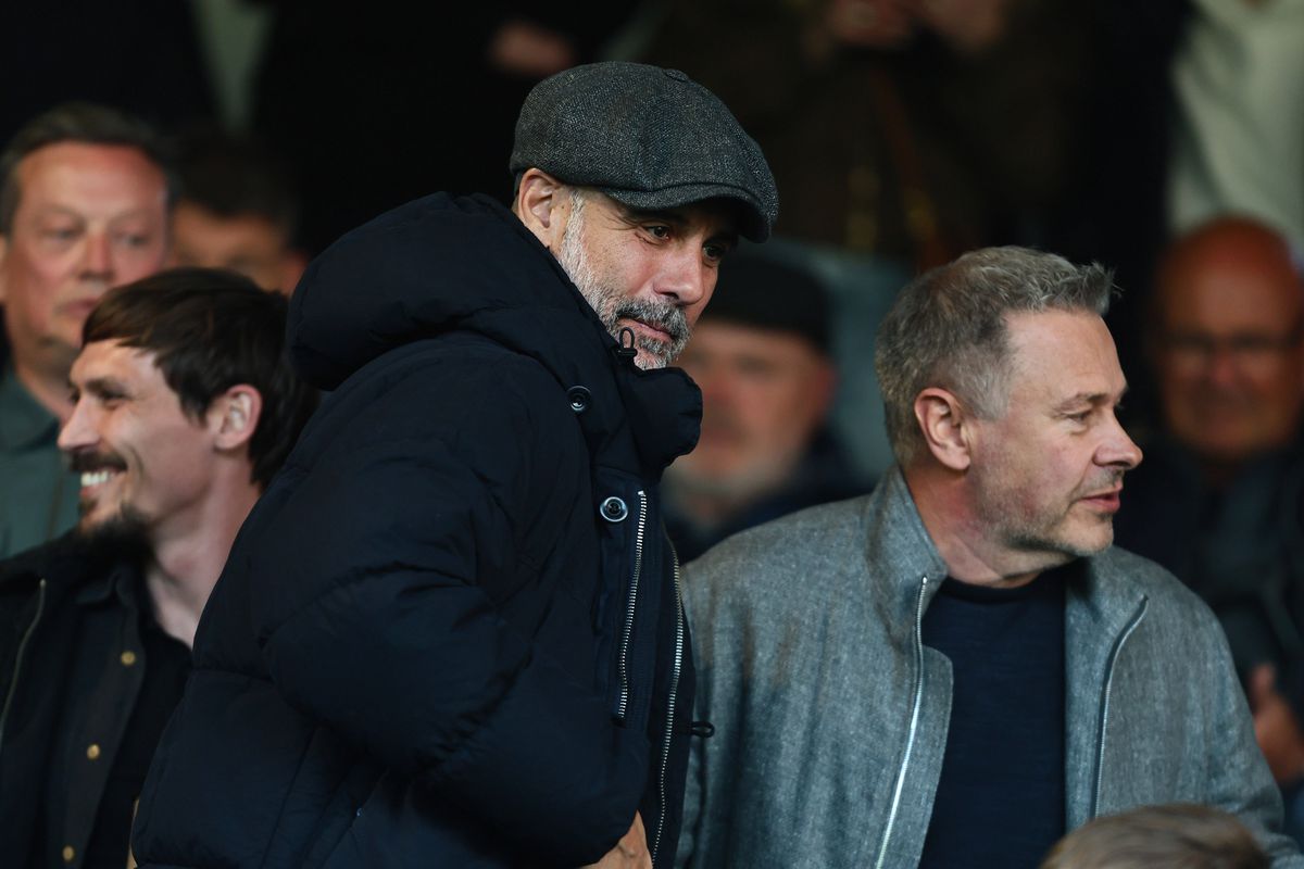 Pep Guardiola, surprins la un meci din liga a treia