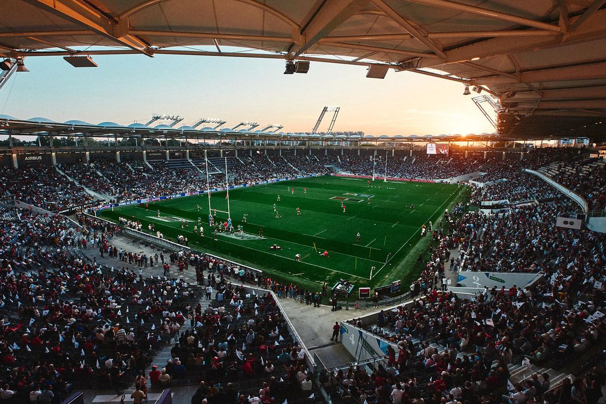 Spectacol la Toulouse, cu echipele de fotbal și rugby în prim-plan // foto: X