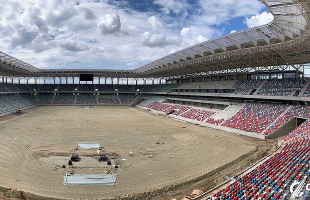 FOTO Noi imagini spectaculoase cu lucrările de la stadionele Arcul de Triumf, Ghencea și Giulești
