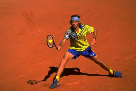 Gustavo Kuerten în galben și albastru la Paris 1997 Foto Guliver/GettyImages