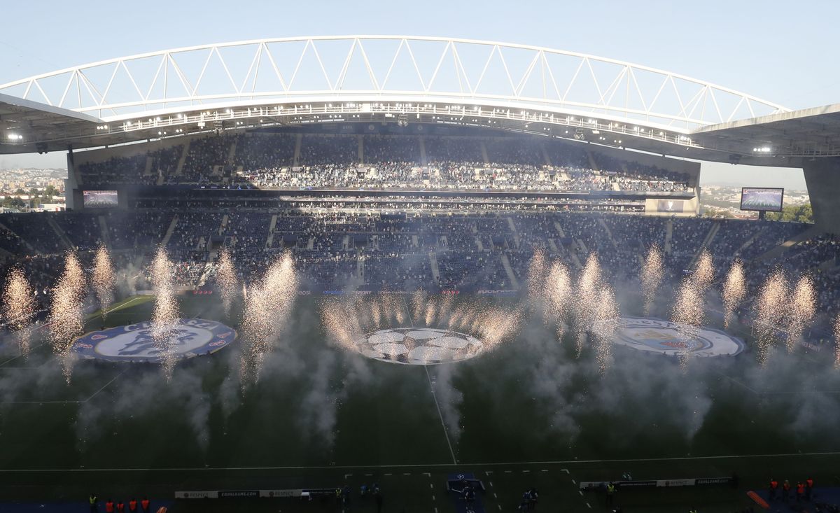 Ceremonia de deschidere. Finala Ligii Campionilor 2021, Manchester City - Chelsea