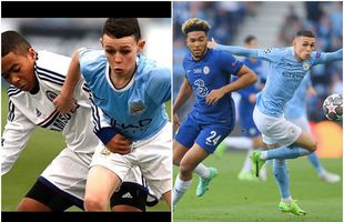 Impresionant: de la meciurile de juniori la finala Ligii! Reece James și Phil Foden au refăcut o poză din urmă cu 7 ani